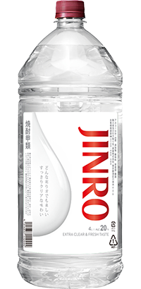 ボトル写真：JINRO 20° 4.0L